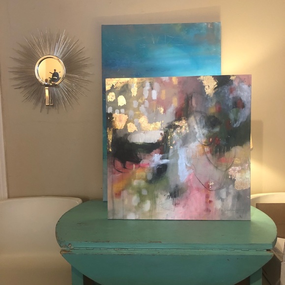 24x24 Original Abstract Art, Painting “Empath” - Picture 6 of 8